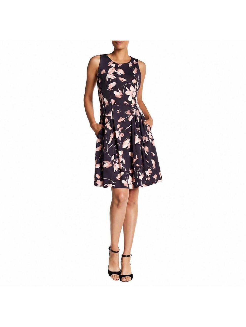 Nine West Women's Black and Pink Work-dress